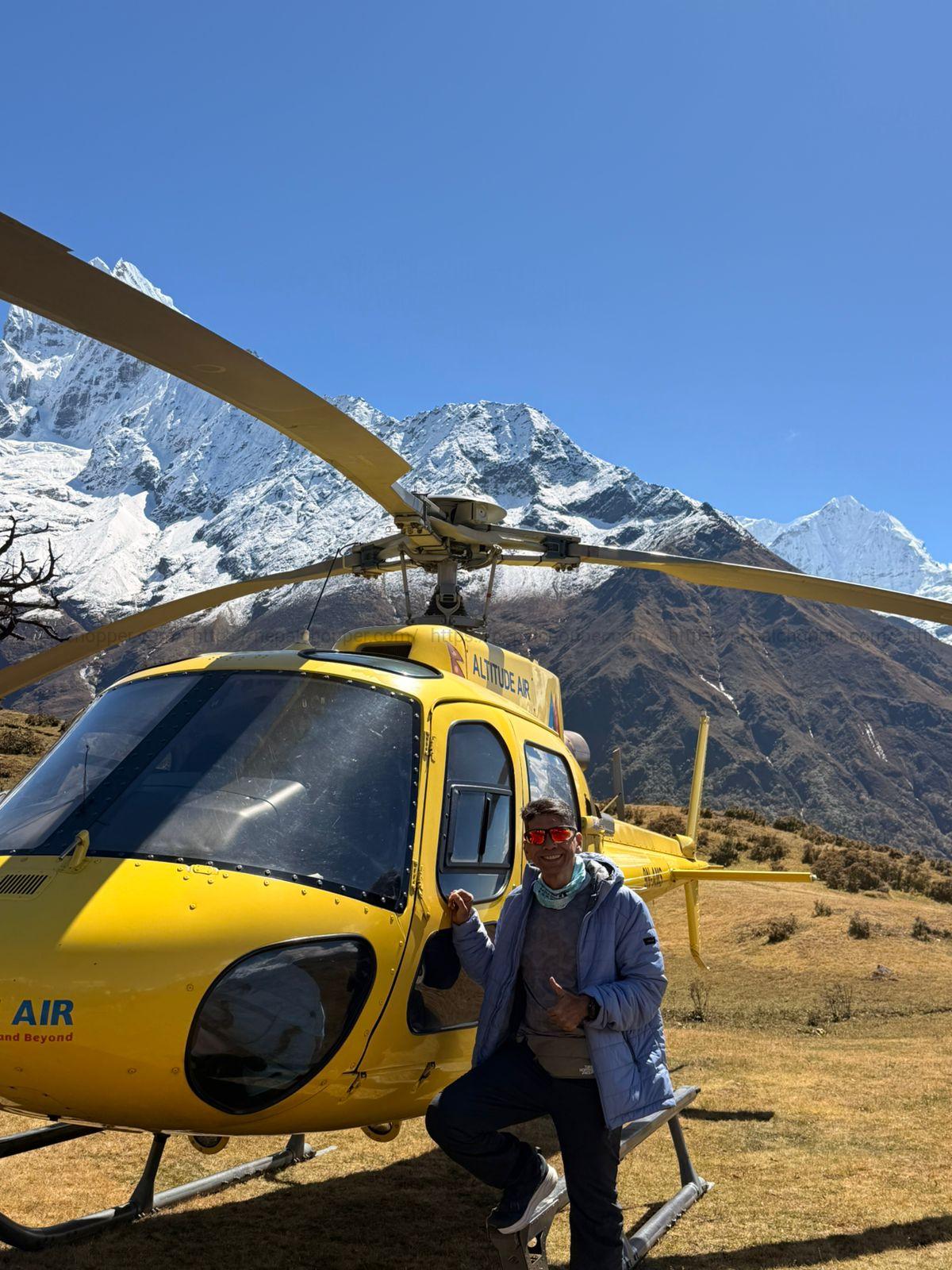 Everest View Hotel To Lukla Drop By Helicopter 